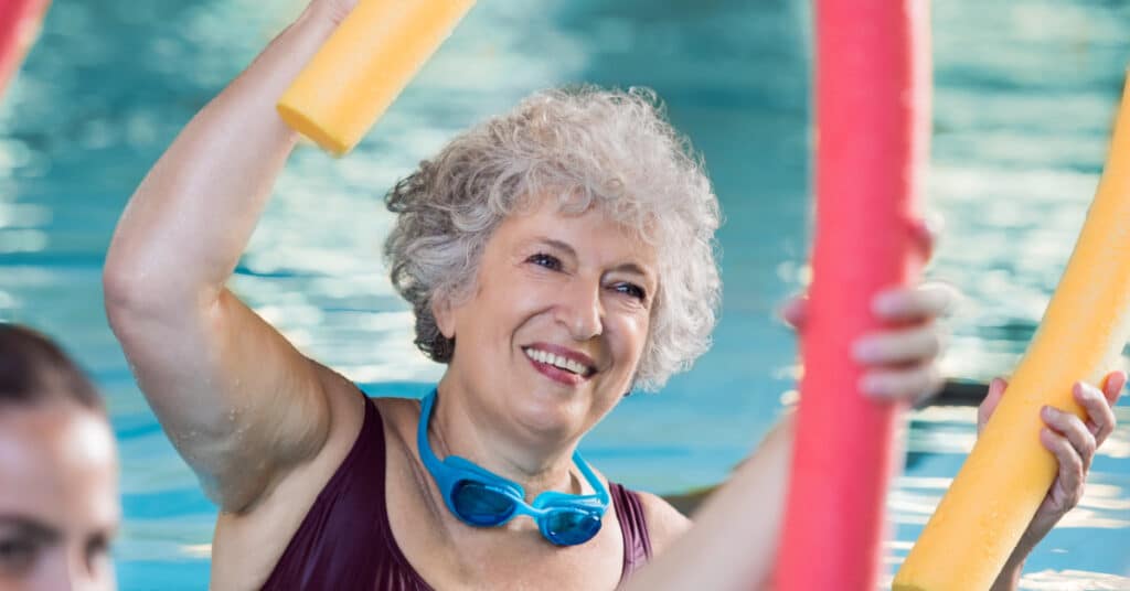 The Best Way for Seniors to Stay Fit? Water Aerobics!